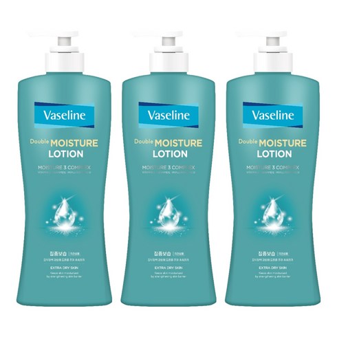 애경바세린 더블 모이스처 바디로션, 450ml, 3개