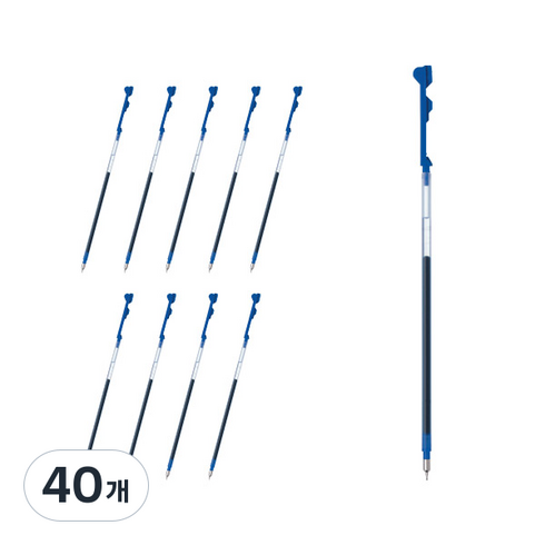 파이롯트 콜레토 리필심 0.4mm LHKRF-10C, 블루, 40개