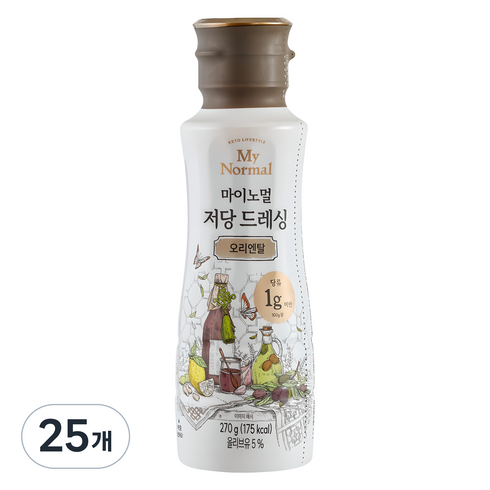 마이노멀 저당 오리엔탈 드레싱, 270g, 25개
