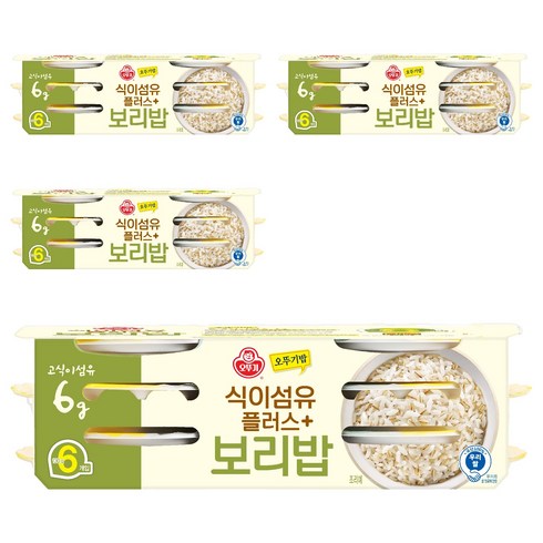 오뚜기 식이섬유플러스 보리밥, 130g, 24개