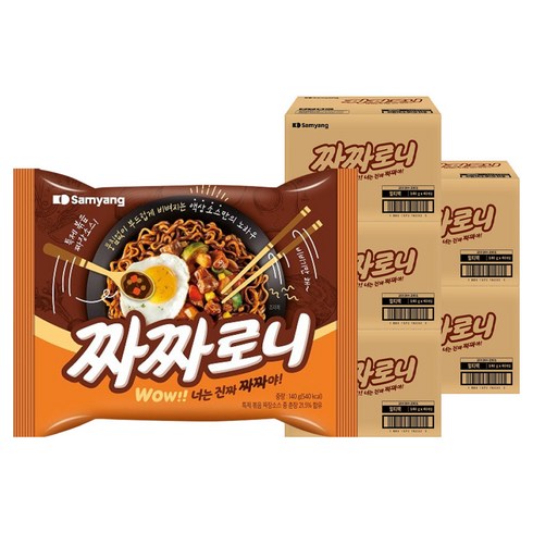 짜짜로니 140g, 200개