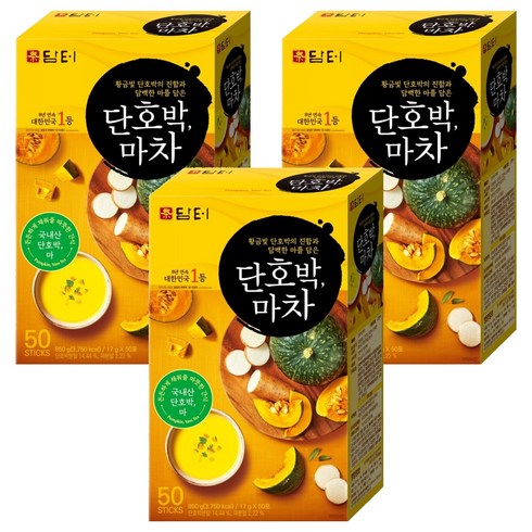 담터 단호박마차, 17g, 50개입, 3개