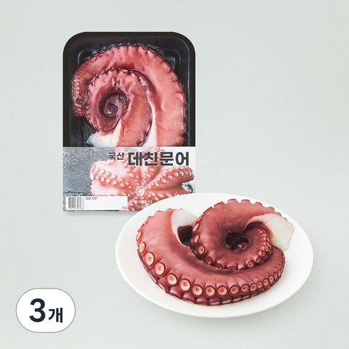 단디프레시 국산 데친 문어 (냉장), 400g, 3개