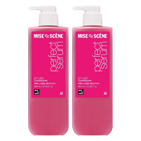미쟝센 퍼펙트 스타일링 세럼 컨디셔너, 680ml, 2개