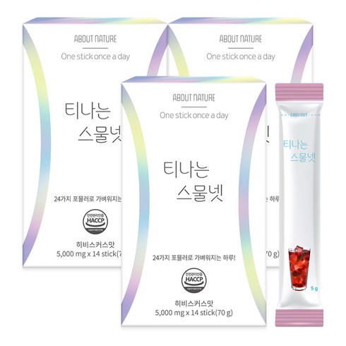 어바웃네이처 티나는 스물넷, 70g, 3개