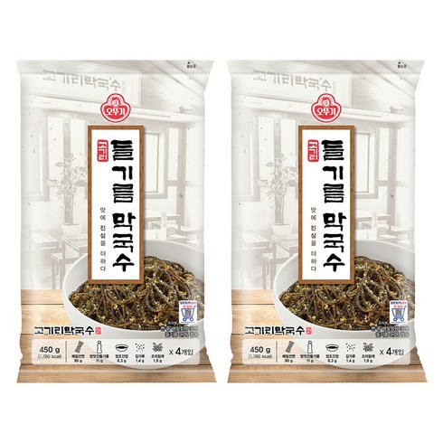 오뚜기 고기리 들기름 막국수, 450g, 2개
