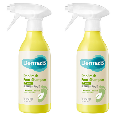 더마비 데오프레쉬 풋 샴푸 포레스트향, 2개, 400ml