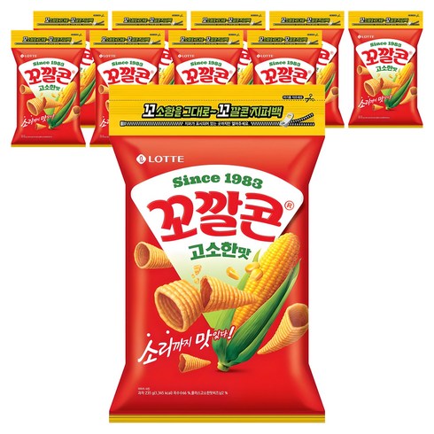 꼬깔콘 고소한맛, 235g, 10개