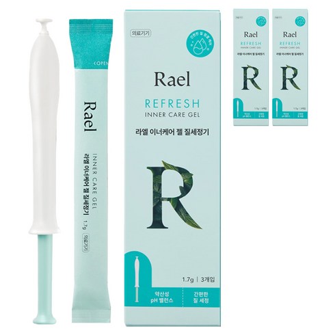 라엘 이너케어 젤 질세정기 3p, 1.7g, 3개