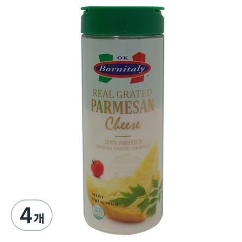 리얼 그레이티드 파마산치즈, 85g, 4개