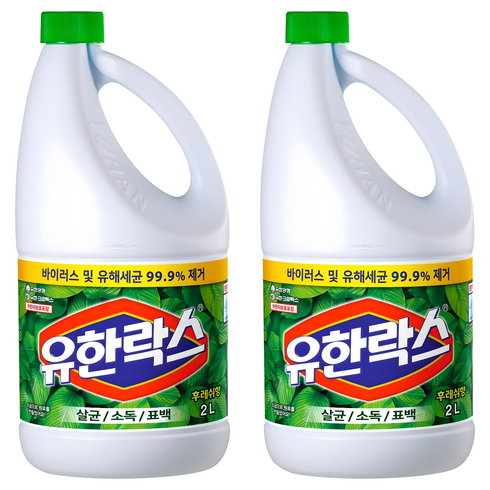 유한락스 후레쉬, 2L, 2개