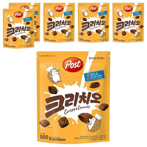 포스트 크리치오 시리얼, 500g, 6개