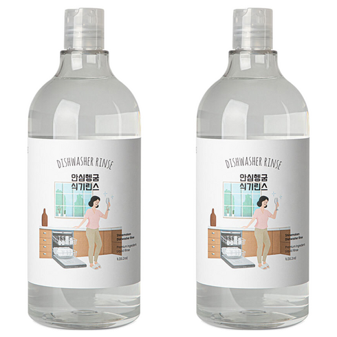 샤인메이커스 안심헹굼 식기세척기 린스, 1L, 2개