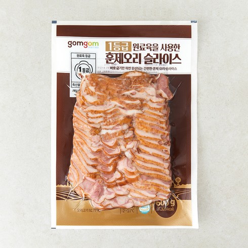 곰곰 1등급 원료육을 사용한 훈제오리슬라이스 (냉장), 600g, 1개