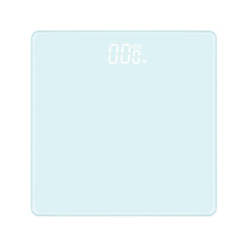 노바리빙 디지털 LED 모던 체중계, 민트 화이트, 1개