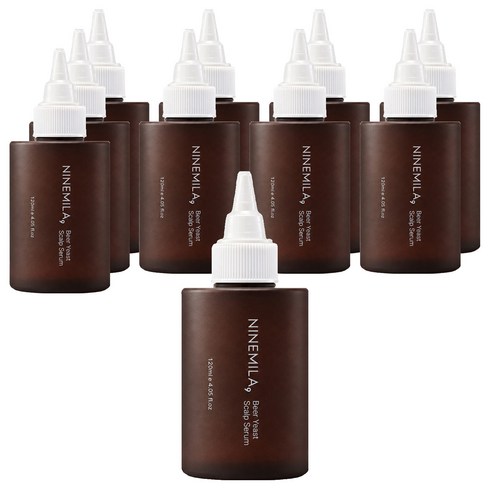 [비건라이프] 나인밀라 카밍비어 두피세럼, 120ml, 10개