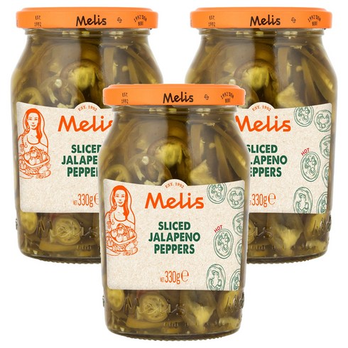 Melis 할라페뇨 페퍼, 330g, 3개