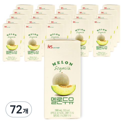 삼육네이처세븐 멜론두유, 190ml, 72개