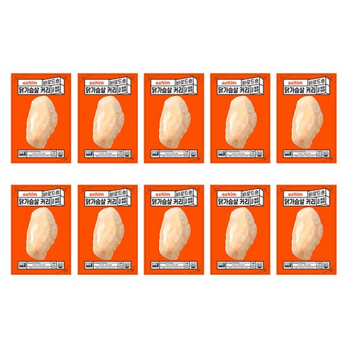 바로드숑 바로 먹는 닭가슴살 커리맛, 100g, 10개
