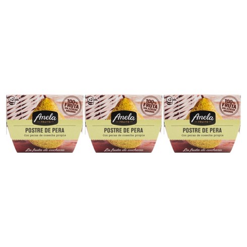 아넬라 시작 과일 퓨레 디저트 2p, 배, 200g, 3개