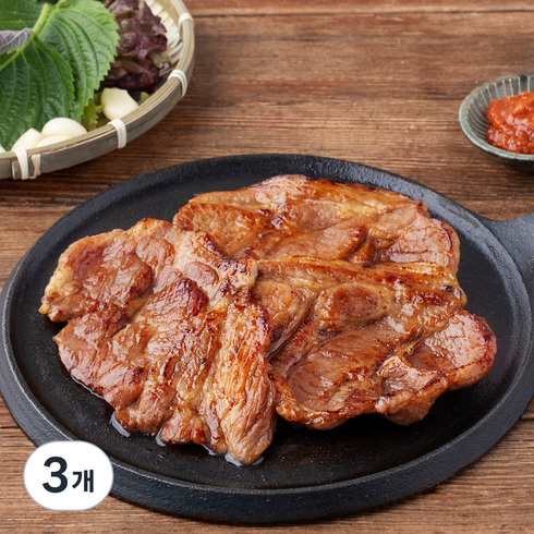 고급진 인생맛집 칼집돼지 왕구이 2개입, 1kg, 3개