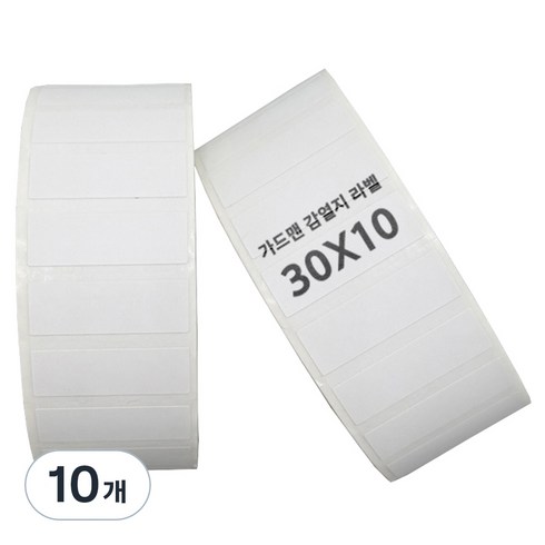가드맨 감열지 롤라벨 3000p, 10개