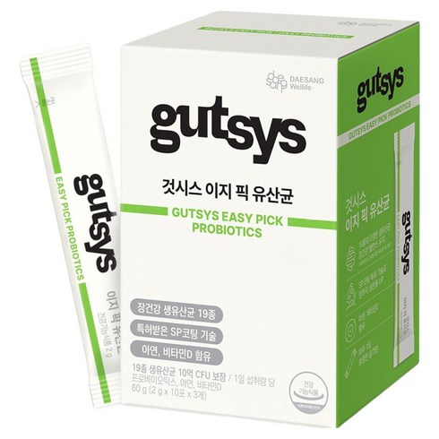 것시스 이지 픽 유산균 30p, 60g, 1개