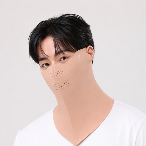 유투스포츠 ML2 롱넥 라이프 스타일 프로 자외선차단 스포츠 마스크, 베이지 스킨23, 1개