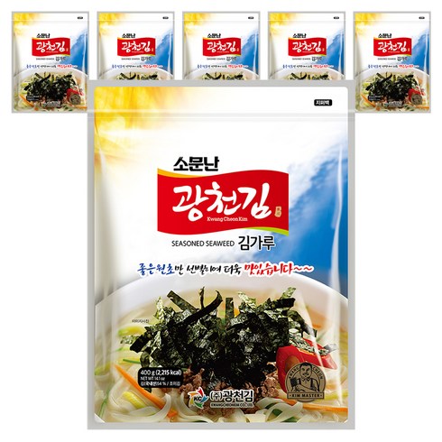 광천김 소문난 김가루, 400g, 6개