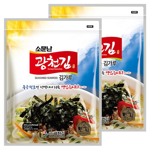 광천김 소문난 김가루, 400g, 2개