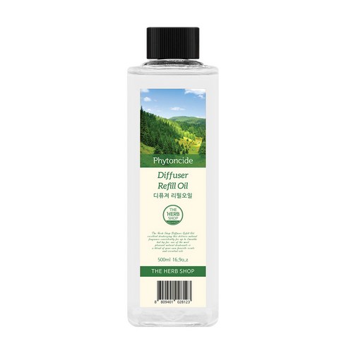 더허브샵 디퓨저 리필 오일, 피톤치드, 500ml, 1개