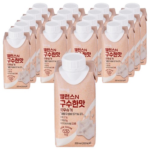 케어웰 밸런스 n 구수한맛, 200ml, 18개