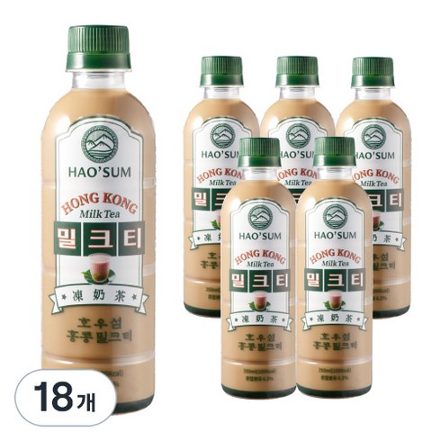 호우섬 홍콩 밀크티, 350ml, 18개
