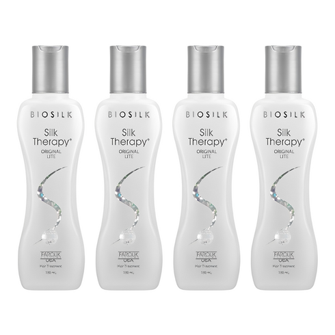 실크테라피 오리지널 라이트 헤어에센스, 130ml, 4개