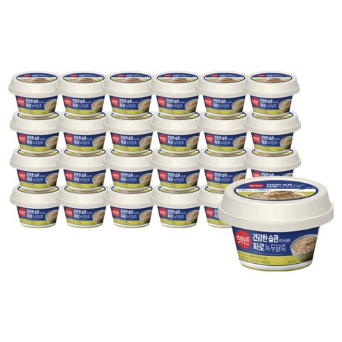 햇반 파로녹두닭죽, 265g, 24개