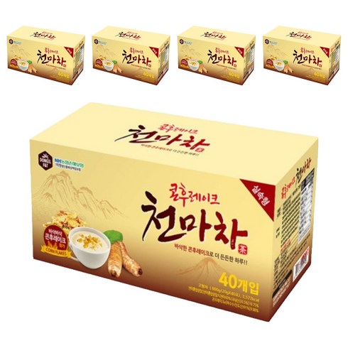 동일 콘후레이크 천마차, 20g, 40개입, 5개