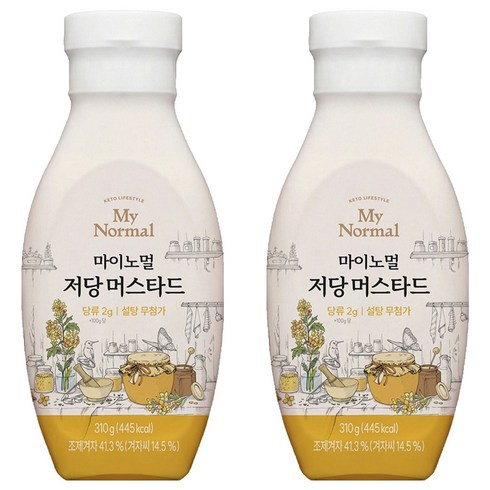 마이노멀 저당 머스타드, 310g, 2개