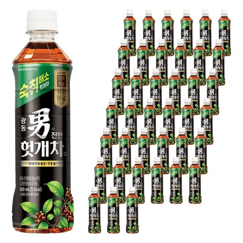 광동 진한 헛개차 남, 500ml, 40개