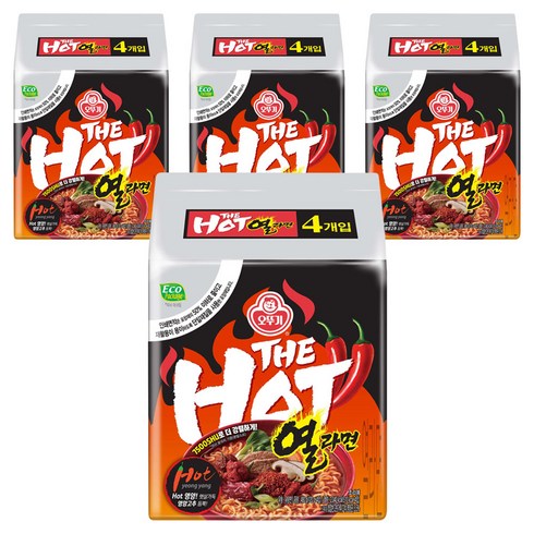 오뚜기 더핫 열라면 120g, 16개