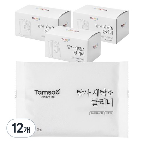탐사 세탁조 크리너, 150g, 12개