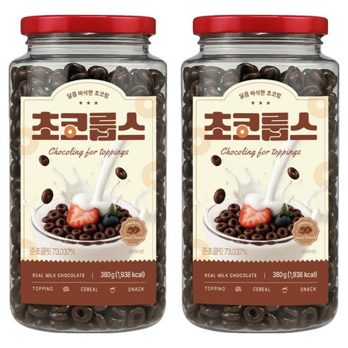 씨알로 초코룹스, 2개, 380g