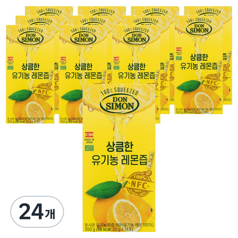 돈시몬 유기농 레몬즙, 25g, 336개