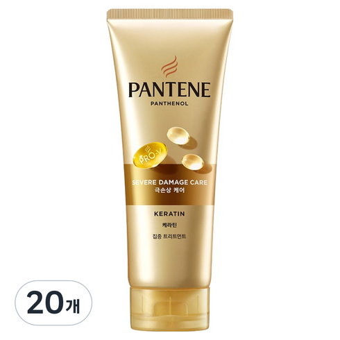 팬틴 극손상 케어 집중 트리트먼트, 220ml, 20개
