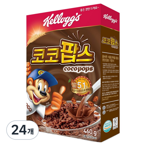 코코팝스 시리얼, 460g, 24개