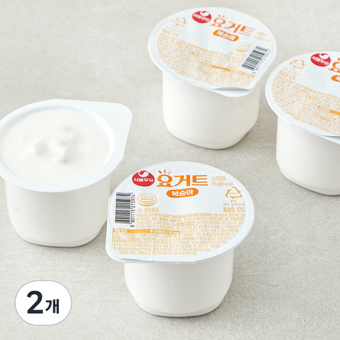 서울우유 요거트 복숭아, 85g, 4개입, 2개