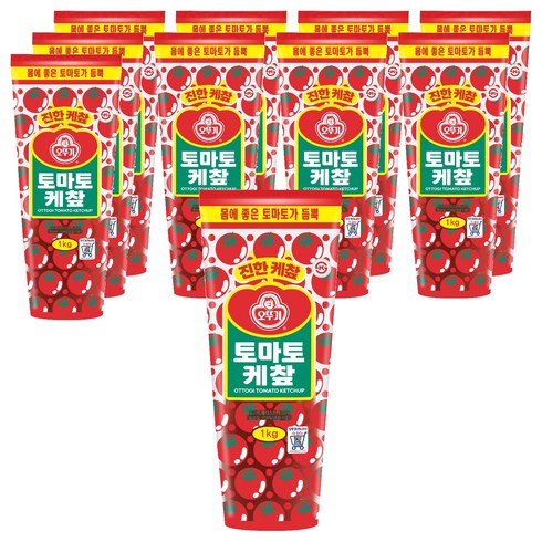 오뚜기 토마토 케챂, 1kg, 10개