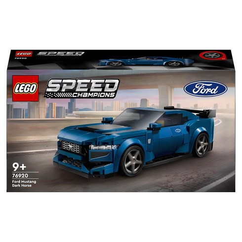 레고 스피드챔피언 76920 Ford Mustang Dark Horse 스포츠카, 혼합색상, 1개