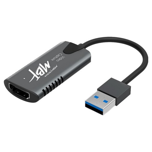 엠비에프 4K HDMI 캡쳐보드 USB 케이블 타입, 1개, MBF-UHCP-C, 실버