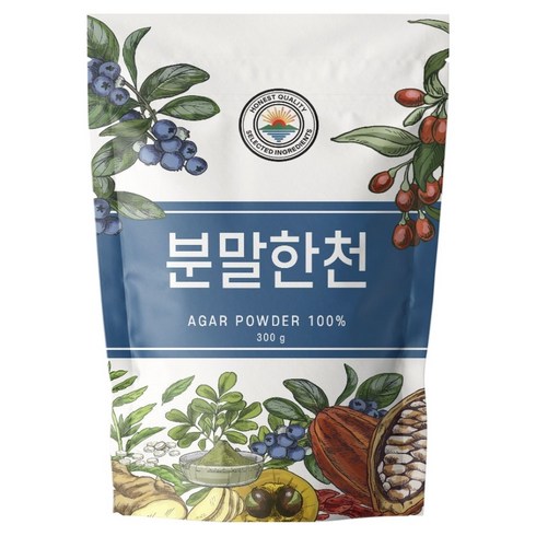 해나식품 한천 분말, 300g, 1개