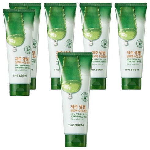더샘 제주 생생 알로에 수딩 로션, 250ml, 6개